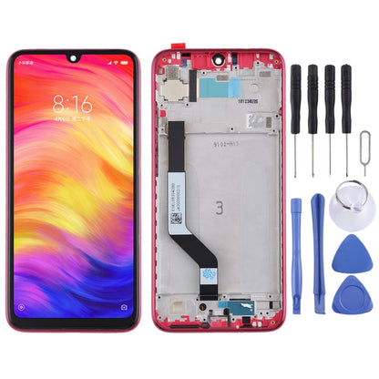 TFT LCD Screen for Xiaomi Redmi Note 7 / Redmi Note 7 Pro Digitizer Full Assembly with Frame(Red) - LCD Screen by PMC Jewellery | Online Shopping South Africa | PMC Jewellery