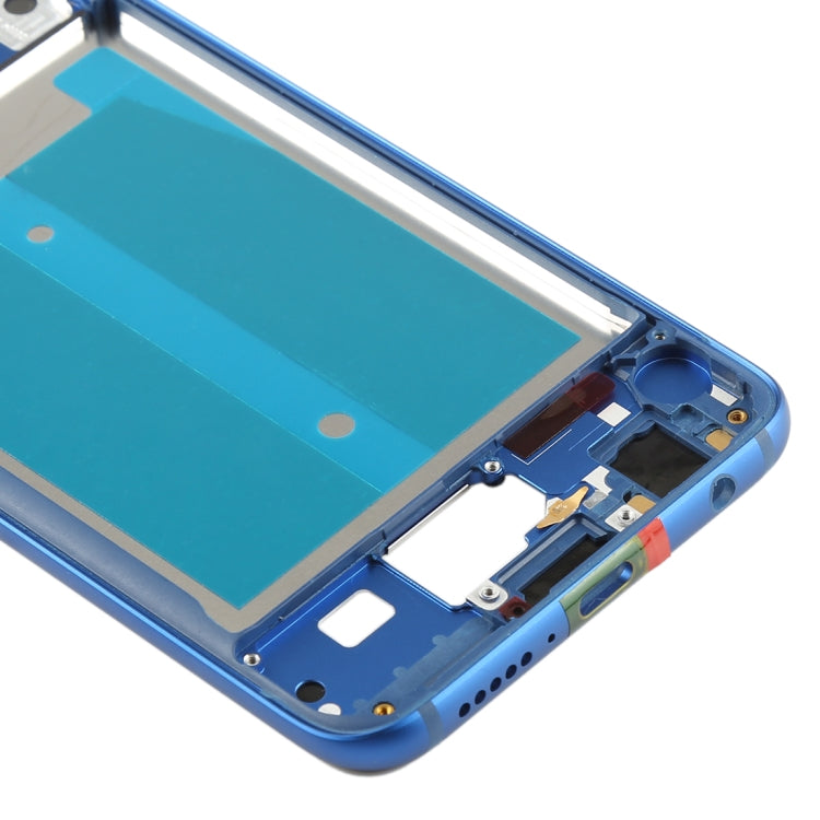 Front Housing LCD Frame Bezel Plate with Side Keys for Huawei Honor 10(Blue) - Full Housing Cover by PMC Jewellery | Online Shopping South Africa | PMC Jewellery