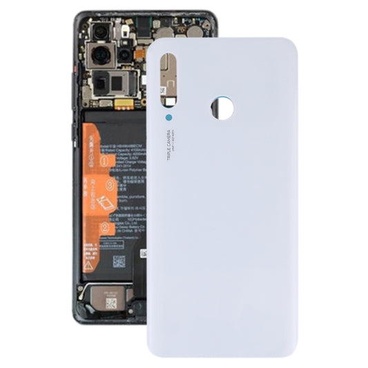 Battery Back Cover for Huawei P30 Lite (24MP)(White) - Back Cover by PMC Jewellery | Online Shopping South Africa | PMC Jewellery