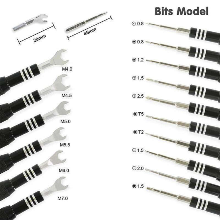 JAKEMY JM-8158 34 in 1 Multipurpose Screwdriver Set Hardware Repair Tool - Screwdriver Set by JAKEMY | Online Shopping South Africa | PMC Jewellery | Buy Now Pay Later Mobicred