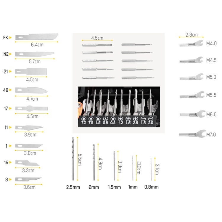 JAKEMY JM-8158 34 in 1 Multipurpose Screwdriver Set Hardware Repair Tool - Screwdriver Set by JAKEMY | Online Shopping South Africa | PMC Jewellery | Buy Now Pay Later Mobicred