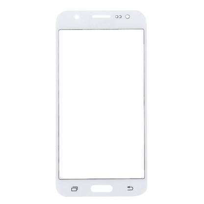 For Galaxy J7 / J700 Front Screen Outer Glass Lens (White) - Outer Glass Lens by PMC Jewellery | Online Shopping South Africa | PMC Jewellery