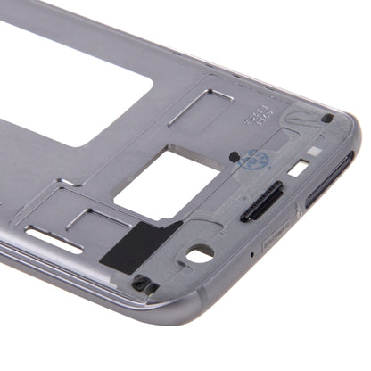 For Galaxy S7 Edge / G935 Front Housing LCD Frame Bezel Plate (Grey) - Frame Bezel Plate by PMC Jewellery | Online Shopping South Africa | PMC Jewellery