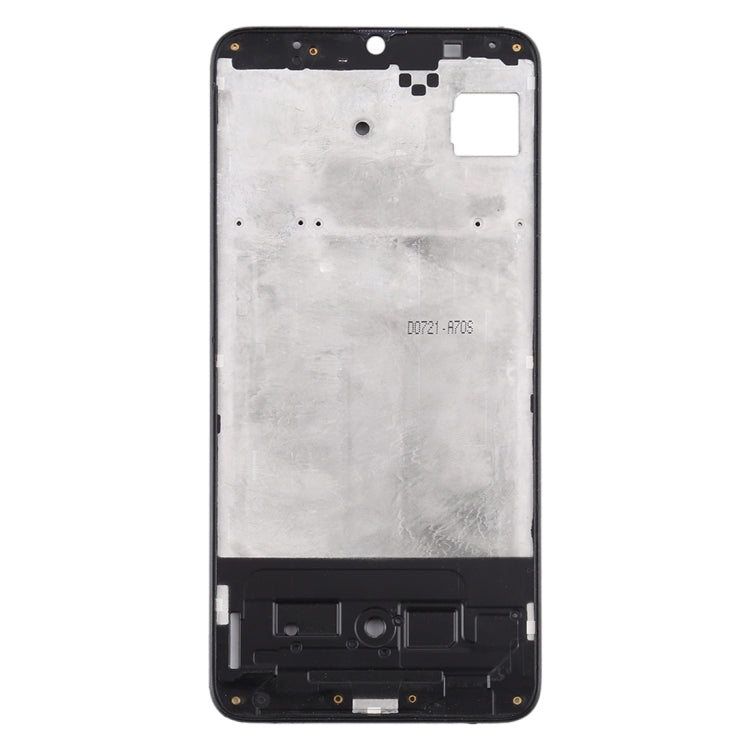 For Samsung Galaxy A70s  Front Housing LCD Frame Bezel Plate (Black) - Frame Bezel Plate by PMC Jewellery | Online Shopping South Africa | PMC Jewellery