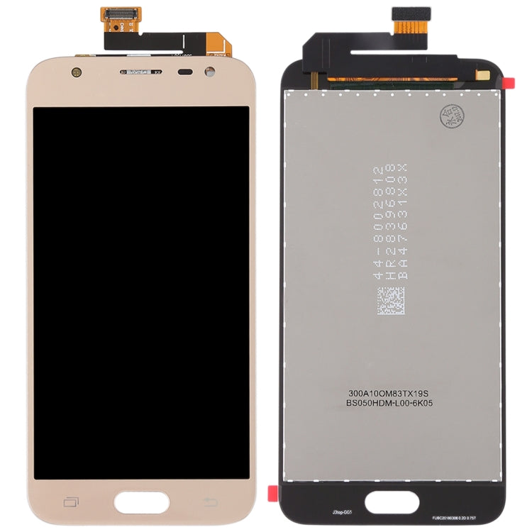 OEM LCD Screen for Galaxy J3 (2018) / J337 with Digitizer Full Assembly (Gold) - LCD Screen by PMC Jewellery | Online Shopping South Africa | PMC Jewellery