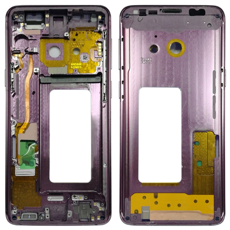 For Galaxy S9 G960F, G960F/DS, G960U, G960W, G9600  Middle Frame Bezel (Purple) - Frame Bezel Plate by PMC Jewellery | Online Shopping South Africa | PMC Jewellery