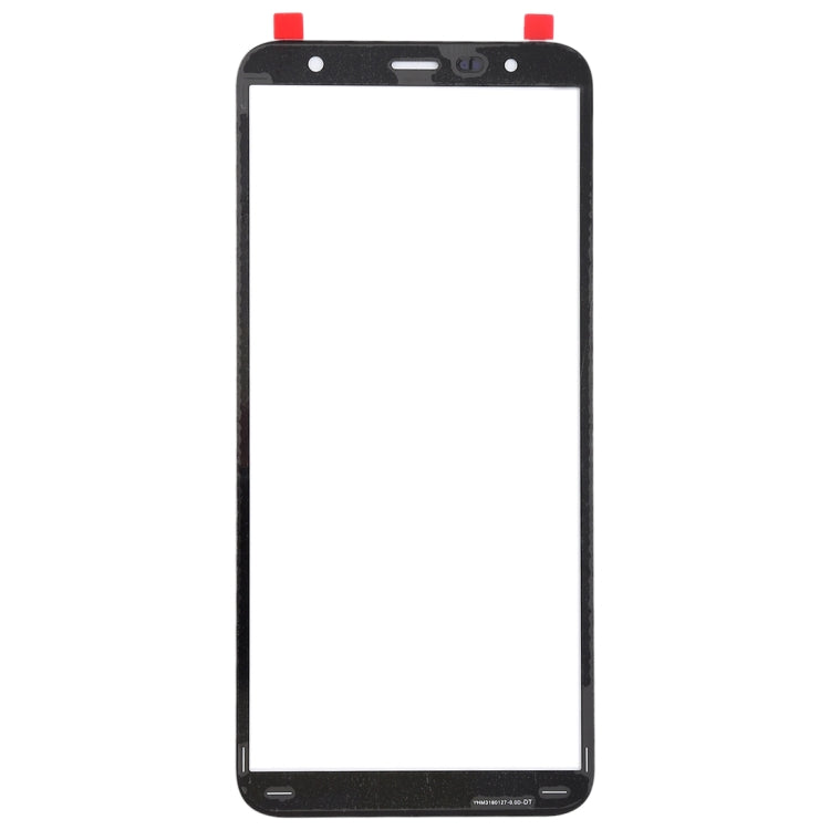 For Galaxy J4+ / J6+ / J610 Front Screen Outer Glass Lens (Black) - Outer Glass Lens by PMC Jewellery | Online Shopping South Africa | PMC Jewellery