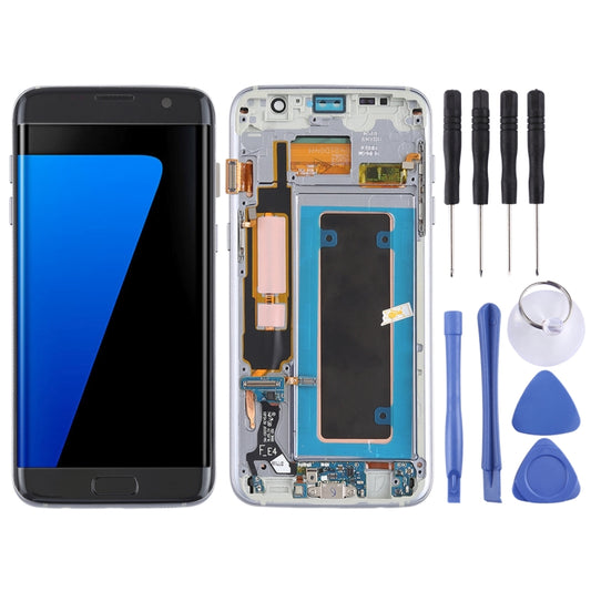 Original Super AMOLED Material LCD Screen and Digitizer Full Assembly(with Frame / Charging Port Flex Cable / Power Button Flex Cable / Volume Button Flex Cable) for Galaxy S7 Edge / G935F / G935FD(Black) - LCD Screen by PMC Jewellery | Online Shopping South Africa | PMC Jewellery