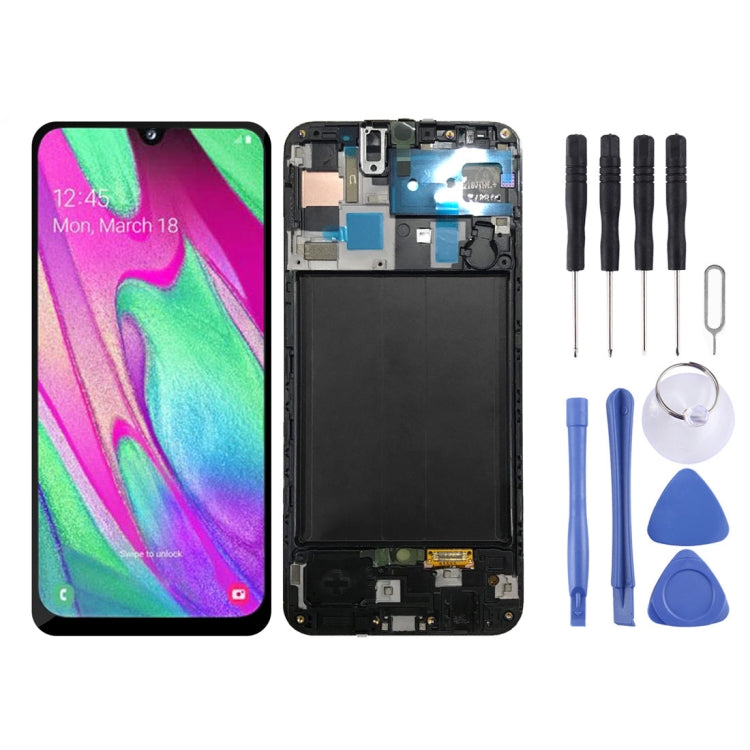 Original LCD Screen with Frame for Galaxy A50 SM-A505F with Digitizer Full Assembly(Black) - LCD Screen by PMC Jewellery | Online Shopping South Africa | PMC Jewellery