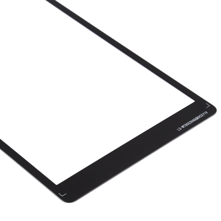 For Galaxy Tab A 8.0 (2019) SM-T295 (LTE Version) Front Screen Outer Glass Lens (Black) - Outer Glass Lens by PMC Jewellery | Online Shopping South Africa | PMC Jewellery