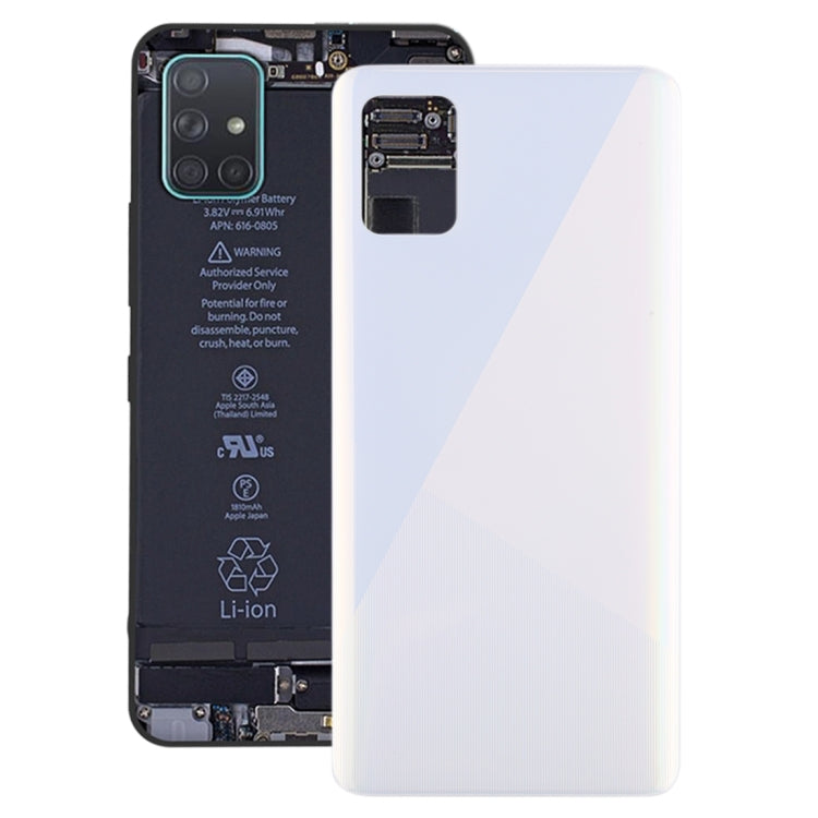 For Galaxy A51 Original Battery Back Cover (White) - Back Cover by PMC Jewellery | Online Shopping South Africa | PMC Jewellery