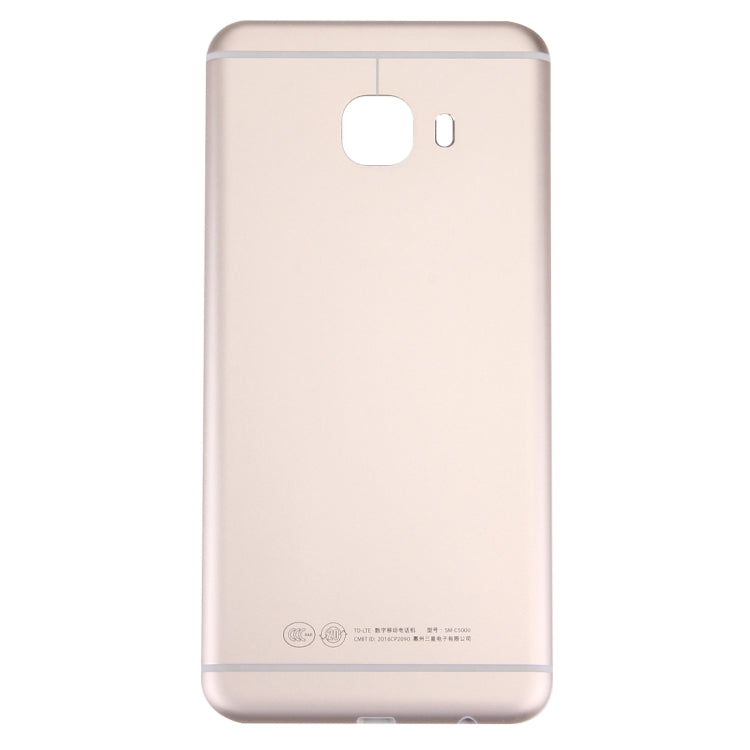 For Galaxy C5 / C5000 Battery Back Cover (Gold) - Back Cover by PMC Jewellery | Online Shopping South Africa | PMC Jewellery