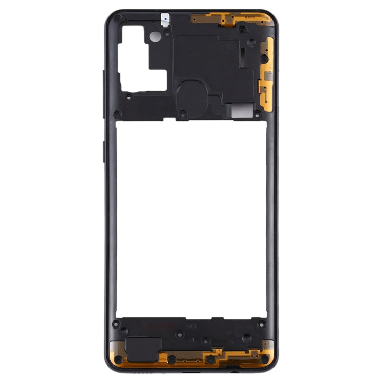 For Samsung Galaxy A21s  Middle Frame Bezel Plate (Black) - Frame Bezel Plate by PMC Jewellery | Online Shopping South Africa | PMC Jewellery