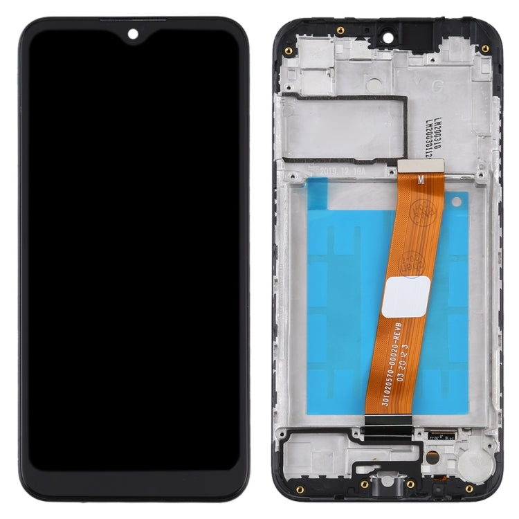 OEM LCD Screen for Samsung Galaxy A01 Digitizer Full Assembly with Frame, Flex Cable Narrow (Black) - LCD Screen by PMC Jewellery | Online Shopping South Africa | PMC Jewellery