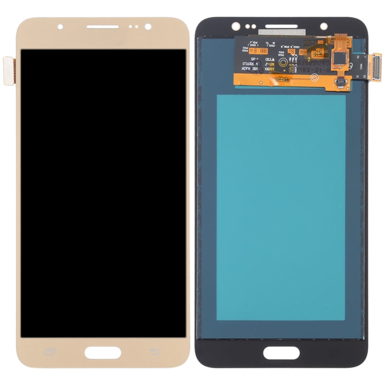 TFT LCD Screen for Galaxy J7 (2016) / On 8, J710F / J710FN / J710M / J710MN / J7108 With Digitizer Full Assembly (Gold) - LCD Screen by PMC Jewellery | Online Shopping South Africa | PMC Jewellery