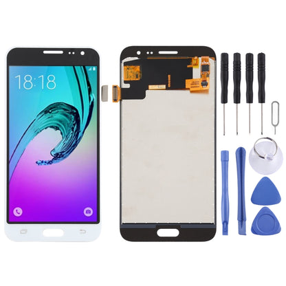 TFT LCD Screen for Galaxy J3 (2016) J320FN, J320F, J320G, J320M, J320A, J320V, J320P With Digitizer Full Assembly (White) - LCD Screen by PMC Jewellery | Online Shopping South Africa | PMC Jewellery