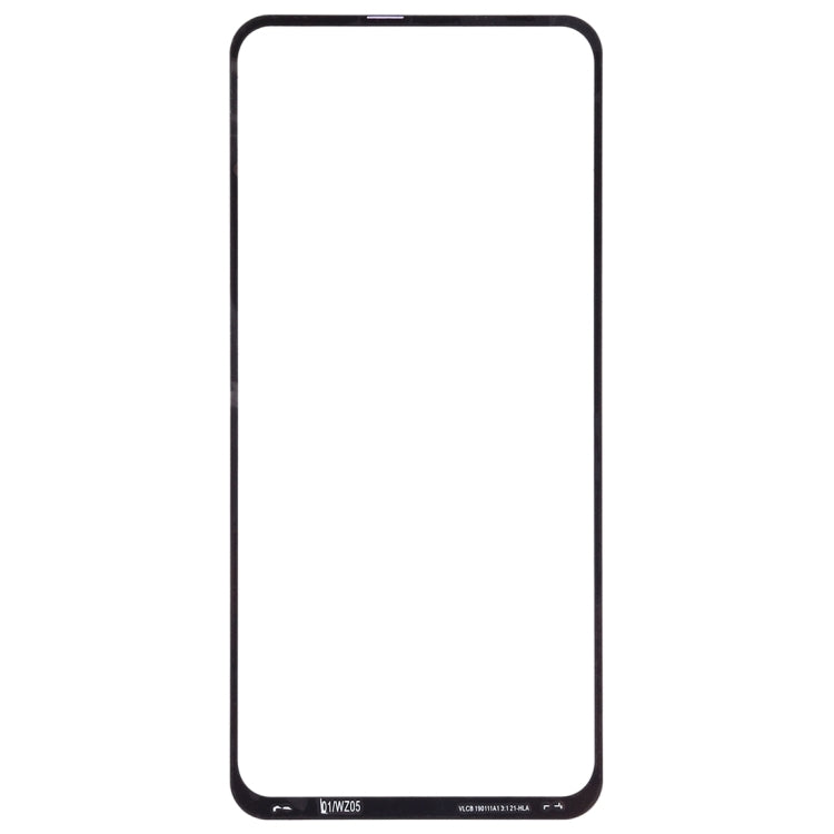 For Samsung Galaxy A60 10pcs Front Screen Outer Glass Lens (Black) - Outer Glass Lens by PMC Jewellery | Online Shopping South Africa | PMC Jewellery