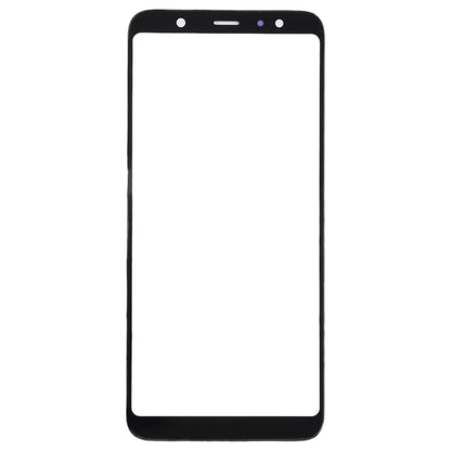 For Samsung Galaxy A6+ (2018) / A605  10pcs Front Screen Outer Glass Lens (Black) - Outer Glass Lens by PMC Jewellery | Online Shopping South Africa | PMC Jewellery