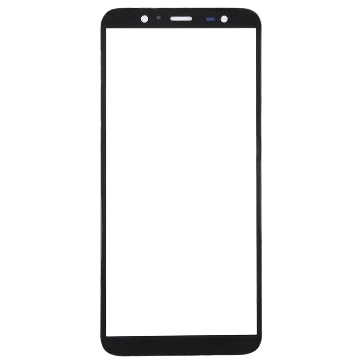 For Samsung Galaxy J8, J810F/DS, J810Y/DS, J810G/DS  10pcs Front Screen Outer Glass Lens (Black) - Outer Glass Lens by PMC Jewellery | Online Shopping South Africa | PMC Jewellery