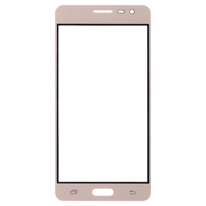 For Samsung Galaxy J3 Pro / J3110 10pcs Front Screen Outer Glass Lens (Gold) - Outer Glass Lens by PMC Jewellery | Online Shopping South Africa | PMC Jewellery