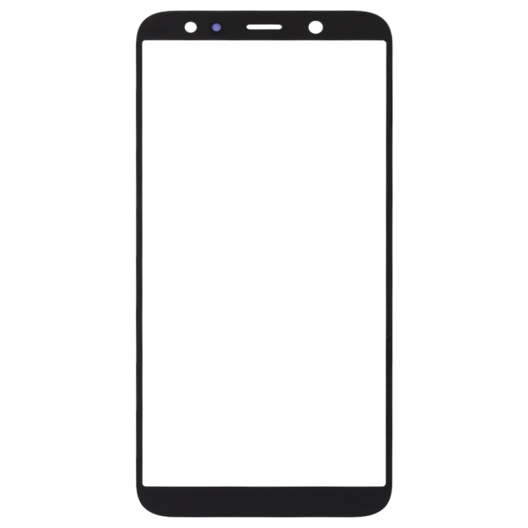 For Samsung Galaxy A6 (2018)  10pcs Front Screen Outer Glass Lens (Black) - Outer Glass Lens by PMC Jewellery | Online Shopping South Africa | PMC Jewellery