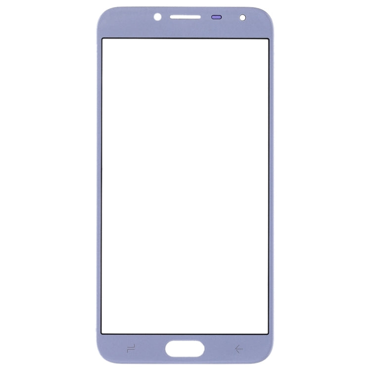 For Samsung Galaxy J4 (2018) 10pcs Front Screen Outer Glass Lens (Blue) - Outer Glass Lens by PMC Jewellery | Online Shopping South Africa | PMC Jewellery