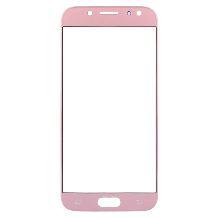For Samsung Galaxy J3 (2017) / J330 10pcs Front Screen Outer Glass Lens (Rose Gold) - Outer Glass Lens by PMC Jewellery | Online Shopping South Africa | PMC Jewellery