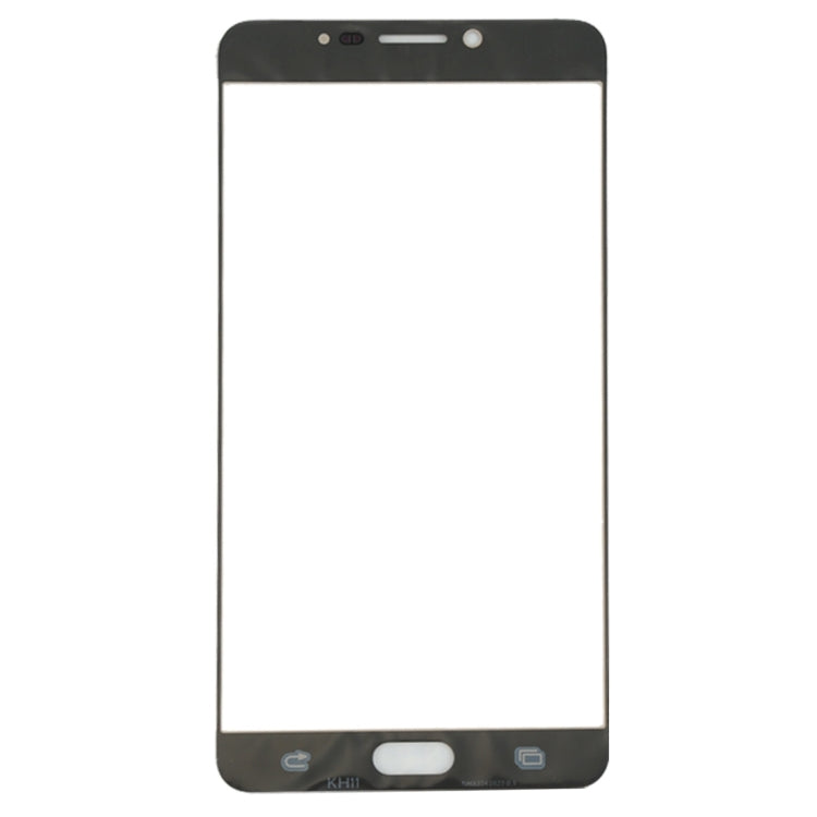 For Samsung Galaxy C9 Pro / C900 10pcs Front Screen Outer Glass Lens (Black) - Outer Glass Lens by PMC Jewellery | Online Shopping South Africa | PMC Jewellery