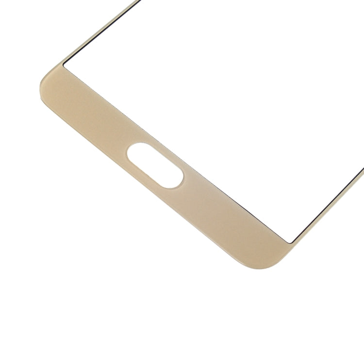 For Samsung Galaxy A9 (2016) / A900 10pcs Front Screen Outer Glass Lens (Gold) - Outer Glass Lens by PMC Jewellery | Online Shopping South Africa | PMC Jewellery