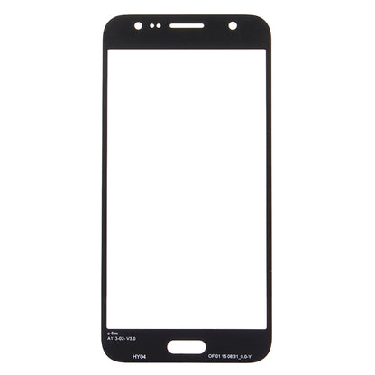 For Samsung Galaxy J5 / J500 10pcs Front Screen Outer Glass Lens (Black) - Outer Glass Lens by PMC Jewellery | Online Shopping South Africa | PMC Jewellery