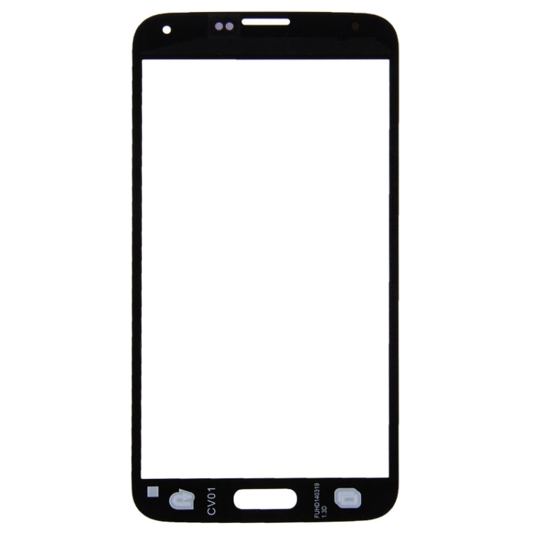 For Samsung Galaxy S5 / G900  10pcs Front Screen Outer Glass Lens (Black) - Outer Glass Lens by PMC Jewellery | Online Shopping South Africa | PMC Jewellery