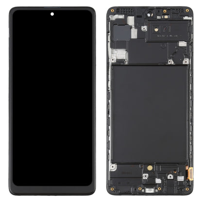 OLED LCD Screen for Samsung Galaxy A71 SM-A715(6.39 inch) Digitizer Full Assembly with Frame (Black) - LCD Screen by PMC Jewellery | Online Shopping South Africa | PMC Jewellery