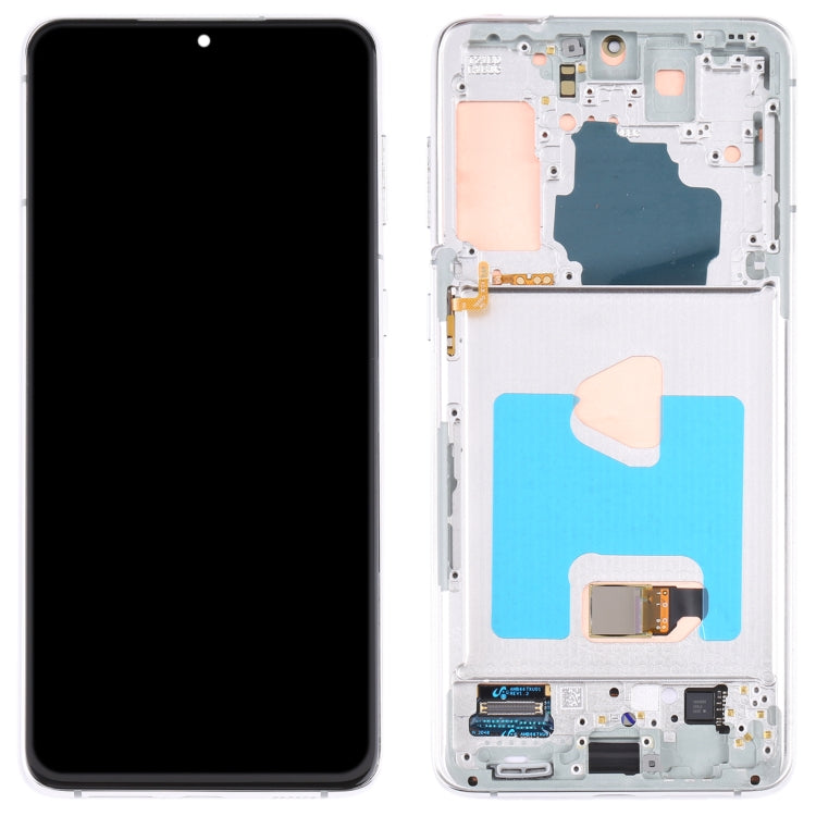 OEM LCD Screen for Samsung Galaxy S21+ (5G) SM-G996 Digitizer Full Assembly With Frame (Silver) - LCD Screen by PMC Jewellery | Online Shopping South Africa | PMC Jewellery