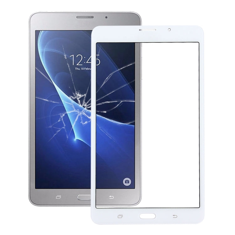 For Samsung Galaxy Tab A 7.0 LTE (2016) / T285 Front Screen Outer Glass Lens with OCA Optically Clear Adhesive (White) - Outer Glass Lens by PMC Jewellery | Online Shopping South Africa | PMC Jewellery