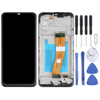 Original LCD Screen and Digitizer Full Assembly with Frame for Samsung Galaxy A03s SM-A037F - LCD Screen by PMC Jewellery | Online Shopping South Africa | PMC Jewellery