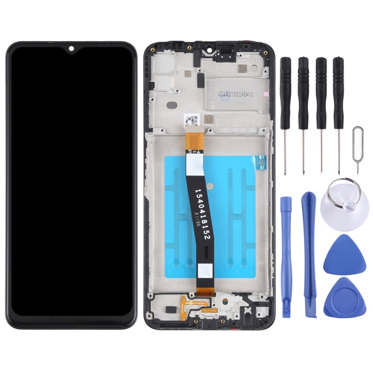 Original LCD Screen for Samsung Galaxy A22 5G SM-A226 Digitizer Full Assembly with Frame (Black) - LCD Screen by PMC Jewellery | Online Shopping South Africa | PMC Jewellery