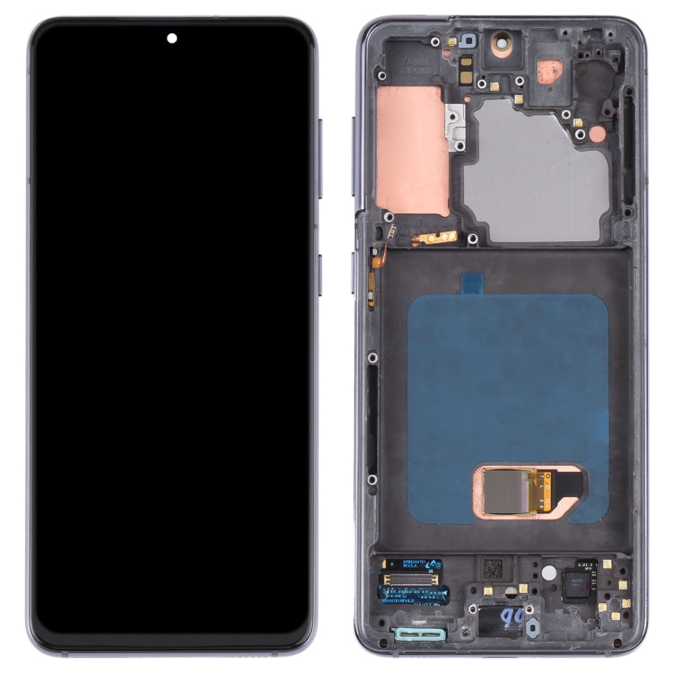 Original Super AMOLED LCD Screen For Samsung Galaxy S21 4G/S21 5G SM-G990 SM-G991 Digitizer Full Assembly with Frame (Black) - LCD Screen by PMC Jewellery | Online Shopping South Africa | PMC Jewellery