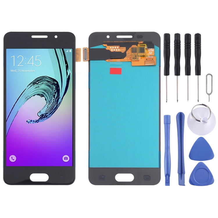 OLED LCD Screen for Samsung Galaxy A3 (2016) SM-A310 With Digitizer Full Assembly (Black) - LCD Screen by PMC Jewellery | Online Shopping South Africa | PMC Jewellery