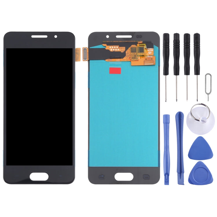 OLED LCD Screen for Samsung Galaxy A3 (2016) SM-A310 With Digitizer Full Assembly (Black) - LCD Screen by PMC Jewellery | Online Shopping South Africa | PMC Jewellery