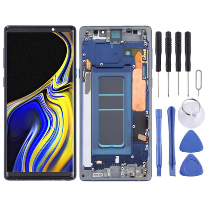 OLED LCD Screen for Samsung Galaxy Note9 SM-N960 Digitizer Full Assembly with Frame (Blue) - LCD Screen by PMC Jewellery | Online Shopping South Africa | PMC Jewellery