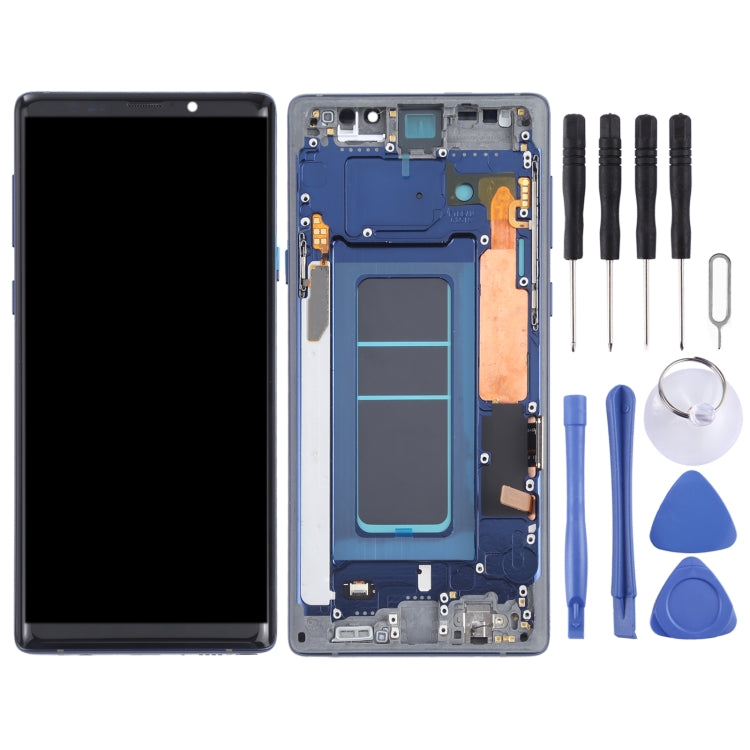 OLED LCD Screen for Samsung Galaxy Note9 SM-N960 Digitizer Full Assembly with Frame (Blue) - LCD Screen by PMC Jewellery | Online Shopping South Africa | PMC Jewellery