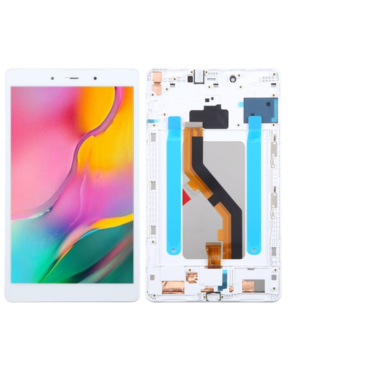 For Samsung Galaxy Tab A 8.0 2019 SM-T295 LTE Edition Original LCD Screen Digitizer Full Assembly with Frame (White) - LCD Screen by PMC Jewellery | Online Shopping South Africa | PMC Jewellery