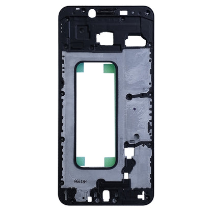 For Galaxy C5 Front Housing LCD Frame Bezel Plate (Black) - Frame Bezel Plate by PMC Jewellery | Online Shopping South Africa | PMC Jewellery