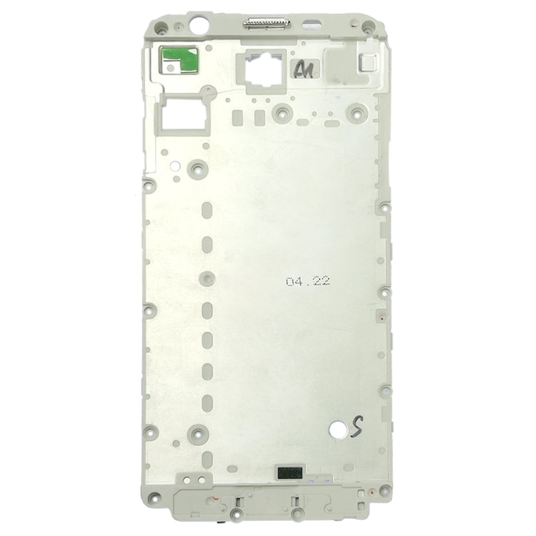 For Galaxy J7 V / J7 Perx / J727V / J727P Front Housing LCD Frame Bezel Plate (White) - Frame Bezel Plate by PMC Jewellery | Online Shopping South Africa | PMC Jewellery