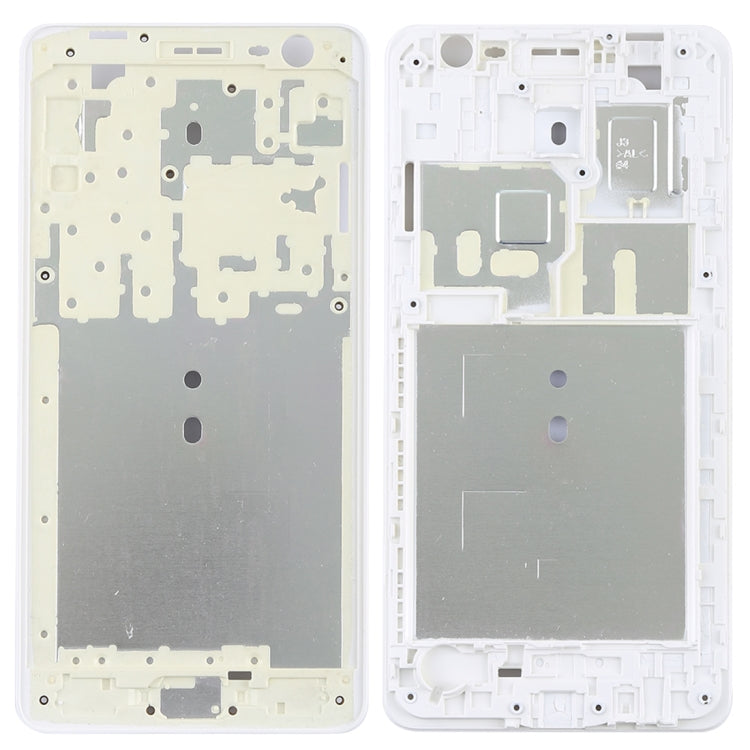 For Galaxy J3 Pro Front Housing LCD Frame Bezel (White) - Frame Bezel Plate by PMC Jewellery | Online Shopping South Africa | PMC Jewellery