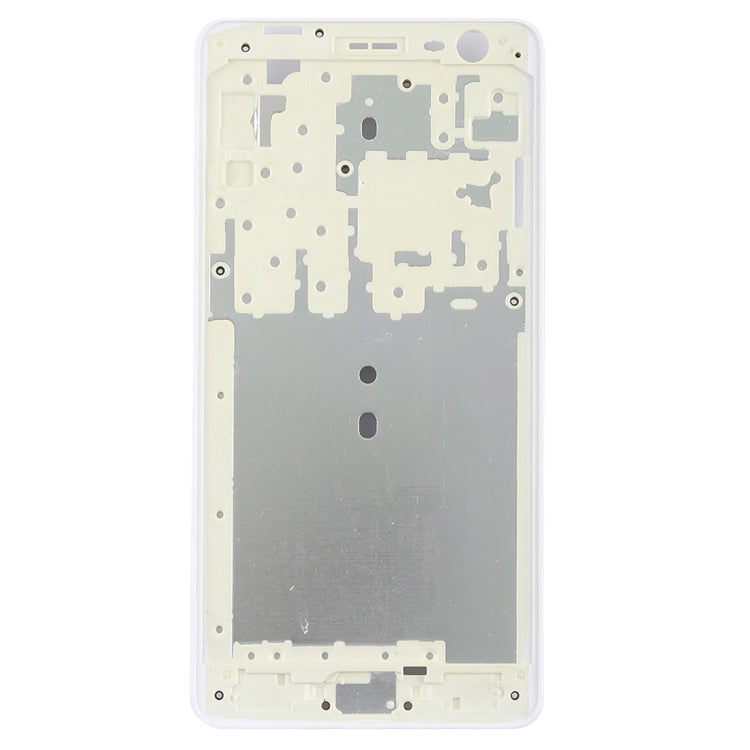 For Galaxy J3 Pro Front Housing LCD Frame Bezel (White) - Frame Bezel Plate by PMC Jewellery | Online Shopping South Africa | PMC Jewellery