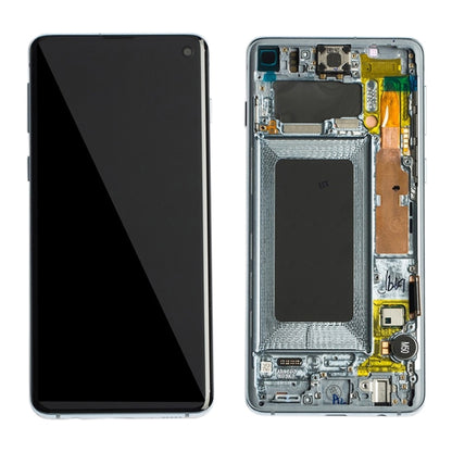 Original Super AMOLED LCD Screen for Galaxy S10 4G Digitizer Full Assembly with Frame (Blue) - LCD Screen by PMC Jewellery | Online Shopping South Africa | PMC Jewellery