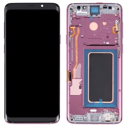 Super AMOLED LCD Screen for Galaxy S9+ / G965F / G965F / DS / G965U / G965W / G9650 Digitizer Full Assembly with Frame (Purple) - LCD Screen by PMC Jewellery | Online Shopping South Africa | PMC Jewellery