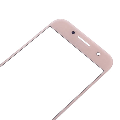 For Galaxy A5 (2017) / A520  Front Screen Outer Glass Lens (Pink) - Outer Glass Lens by PMC Jewellery | Online Shopping South Africa | PMC Jewellery