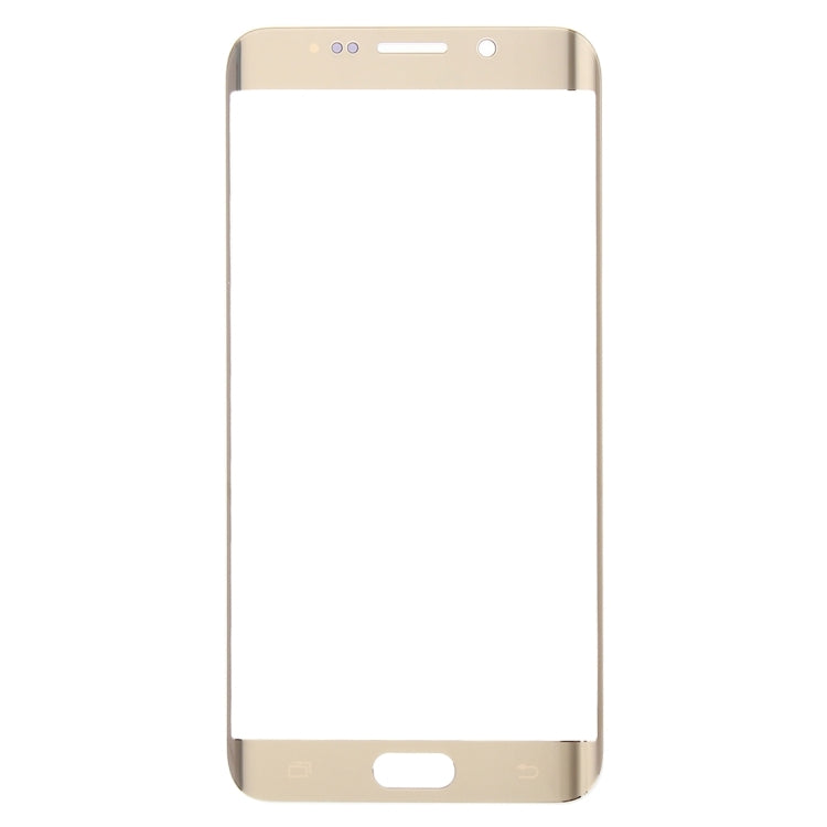 For Galaxy S6 Edge+ / G928  Front Screen Outer Glass Lens (Gold) - Outer Glass Lens by PMC Jewellery | Online Shopping South Africa | PMC Jewellery